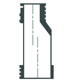 Переход Резьбовые (THD- THreaDed )