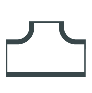 Тройник Сварка встык (BW- But Weld)